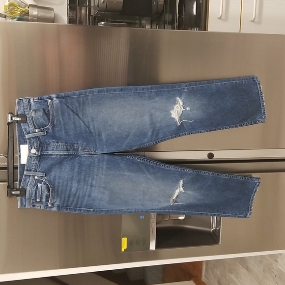 💕MOTHER SUPERIOR💕 Tomcat Jeans Playing With Scissors Cropped Straight Leg 30 - Picture 10 of 16